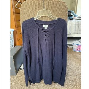 navy blue sweater